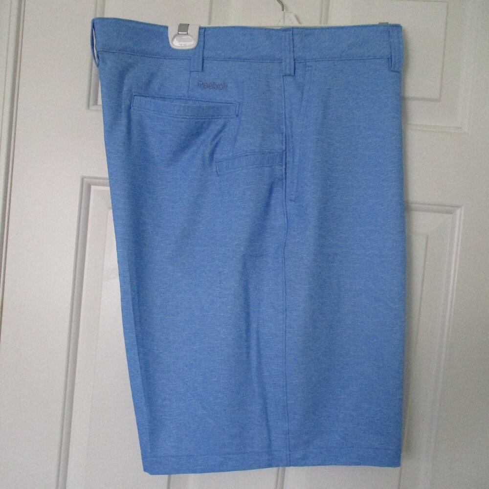 Reebok Golf Mens Flat Front Blue Stretch Short Pant NWOT - Size 42W